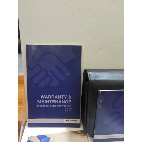 2017 Subaru WRX WRX STI Owners Manual Set with Case W/Starlink Owner's Manual - Picture 4 of 16